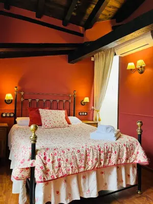 Cama o camas de una habitación en La Cuestecilla