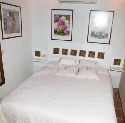 Cama o camas de una habitación en Abuela Pastora