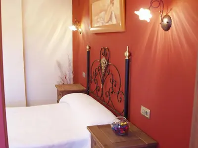 Cama o camas de una habitación en Hotel El Yedron