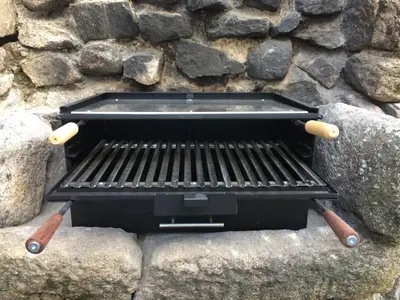 Barbacoa disponible para clientes en the country house