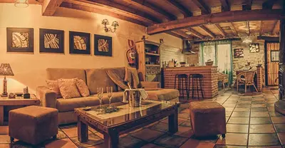 Zona de estar de El Colirrojo - Los Sitios de Aravalle