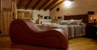 Cama o camas de una habitación en El Colirrojo - Los Sitios de Aravalle