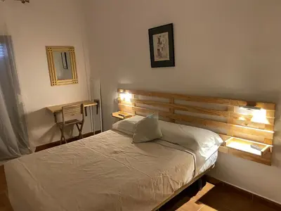 Cama o camas de una habitación en Hostal Rio