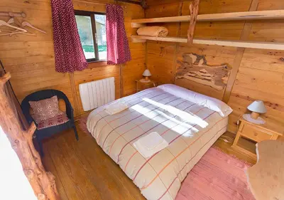 Cama o camas de una habitación en El Corralon