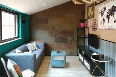 Zona de estar de LOFT-BUHARDILLA INDUSTRIAL, junto a la Plaza Mayor, by My Home in Salamanca