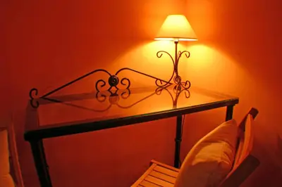 Cama o camas de una habitación en Apartamentos Rurales La Vega del Jerte