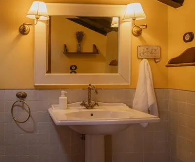 Un baño de La Atalaya