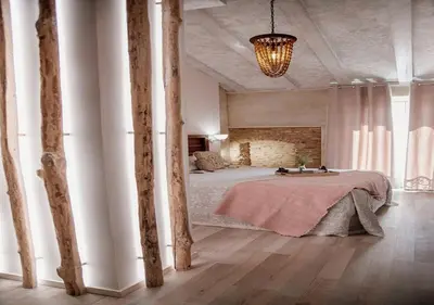 Cama o camas de una habitación en Hotel Rural El Medievo- SOLO ADULTOS