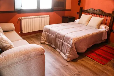 Cama o camas de una habitación en Vía Caparra Superior