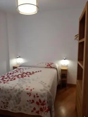 Cama o camas de una habitación en Apartamentos Doctor Fleming