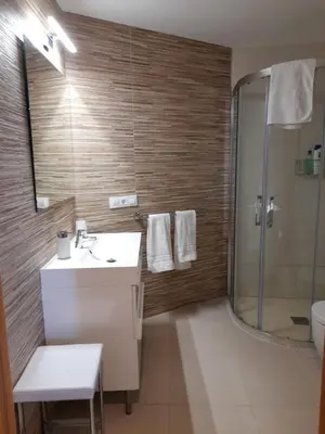 Un baño de Apartamentos Doctor Fleming
