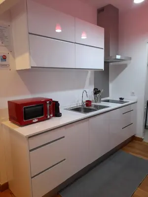 Una cocina o zona de cocina en Apartamentos Doctor Fleming