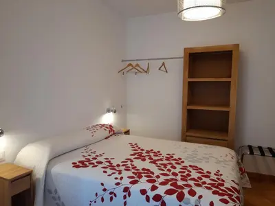 Cama o camas de una habitación en Apartamentos Doctor Fleming
