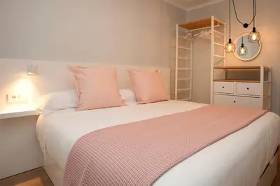 Cama o camas de una habitación en La Casa de Mozo