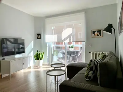Una televisión o centro de entretenimiento en La Casa de Mozo