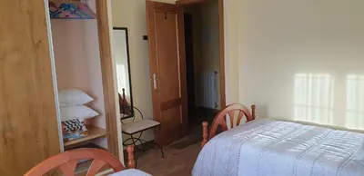 Cama o camas de una habitación en Casa Rural Las Canchaleras
