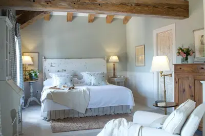 Cama o camas de una habitación en La Casa de los Tomillares