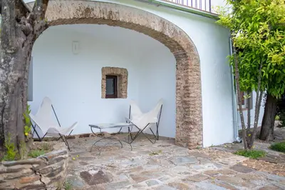 Un patio o zona al aire libre en Finca El Azahar