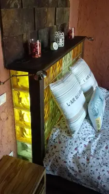 Cama o camas de una habitación en El descanso del viajero