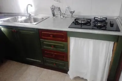 Una cocina o zona de cocina en Castella Aquae estudio
