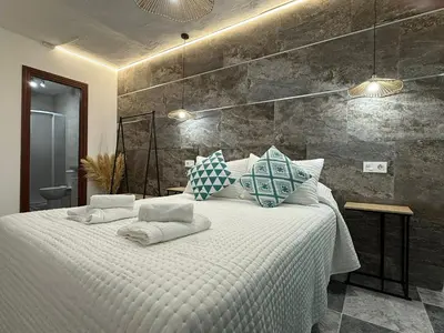 Cama o camas de una habitación en Casa Rural ¨Villa Vivares¨ 3*