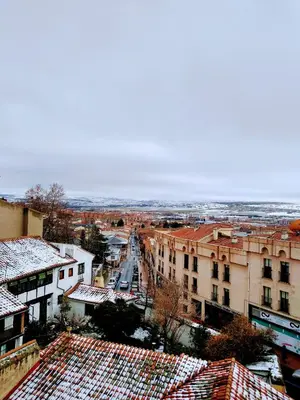 Vista general de Ávila o vista desde el apartamento