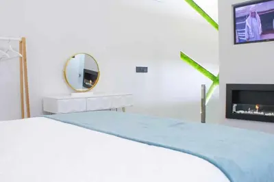 Cama o camas de una habitación en Suite Alma