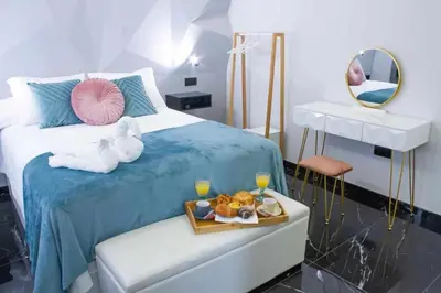 Cama o camas de una habitación en Suite Alma