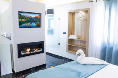 Cama o camas de una habitación en Suite Alma