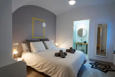 Cama o camas de una habitación en Apartamento La Machacona Paneras