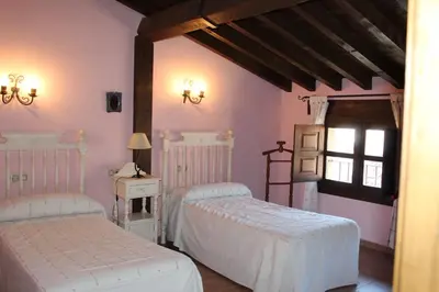 Cama o camas de una habitación en La Escondida