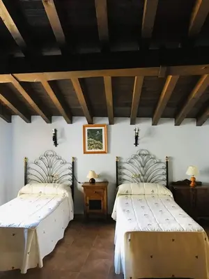 Cama o camas de una habitación en La Escondida