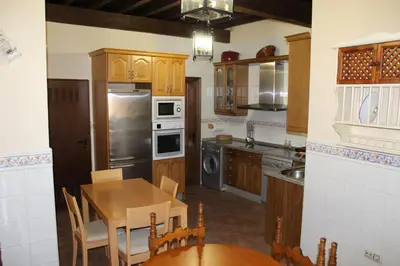 Una cocina o zona de cocina en La Escondida