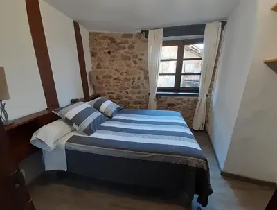 Cama o camas de una habitación en Casa Cristina