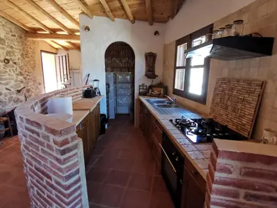 Una cocina o zona de cocina en Casa Cristina