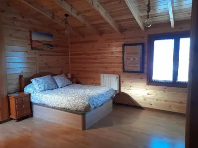 Cama o camas de una habitación en El Molino de Candelario
