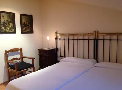 Cama o camas de una habitación en Galican Casa Rural