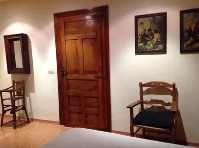 Cama o camas de una habitación en Galican Casa Rural