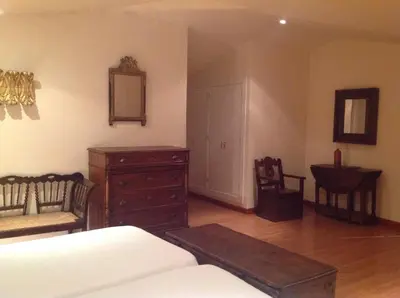 Cama o camas de una habitación en Galican Casa Rural