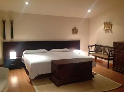 Cama o camas de una habitación en Galican Casa Rural