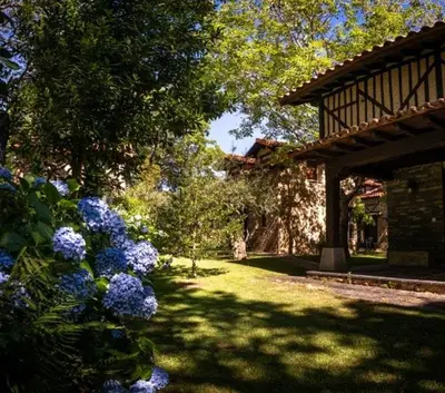 Jardín al aire libre en Casitas Del Huerto