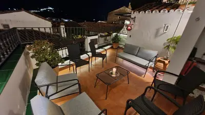 Un balcón o terraza de Casa Leyendas de Cáceres - en plena zona monumental