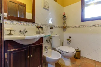 Un baño de Casa Rural Manantío Blanco