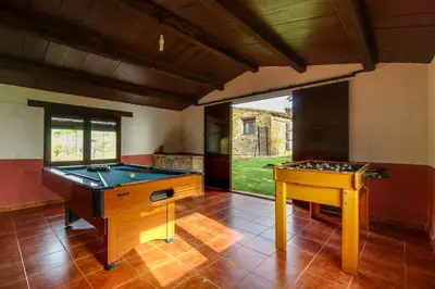 Mesa de billar en Casa Rural Manantío Blanco
