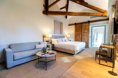 Cama o camas de una habitación en Sofraga Palacio