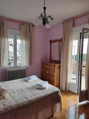 Cama o camas de una habitación en Casa Rubén Darío