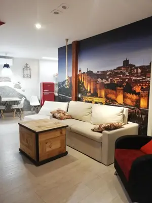 Zona de estar de Los Tres Monos