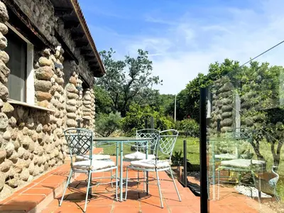 Jardín al aire libre en Finca Aprisco de Candeleda