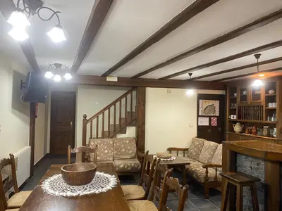 Zona de estar de casa rural la Mariota