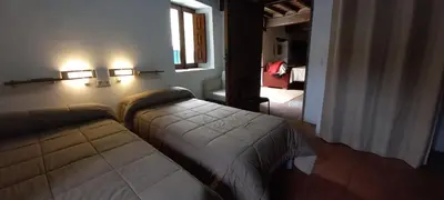 Cama o camas de una habitación en Albergue San Blas - Vía de la Plata y Cáparra - Vía Verde